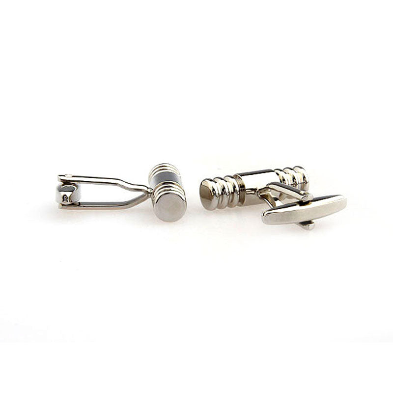 Plain Colour Metal Cufflinks