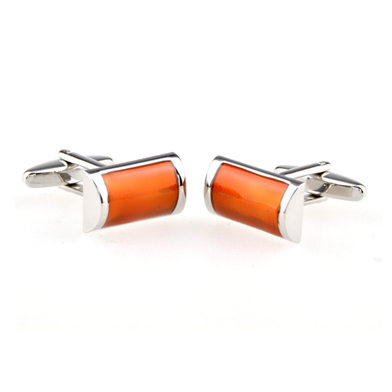 Enamel Dropping Glue Cufflinks