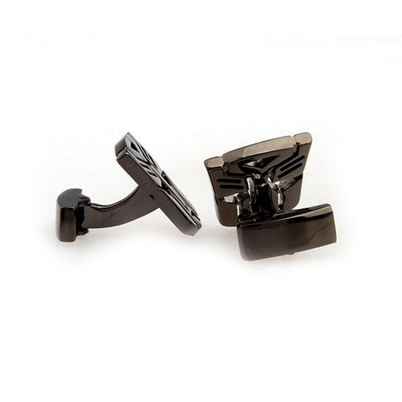 Interesting Skull Plain Colour Metal Cufflinks