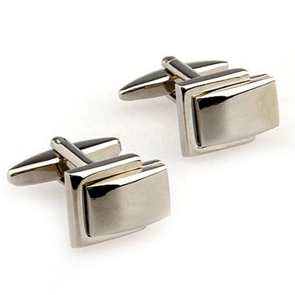 Plain Colour Metal Cufflinks