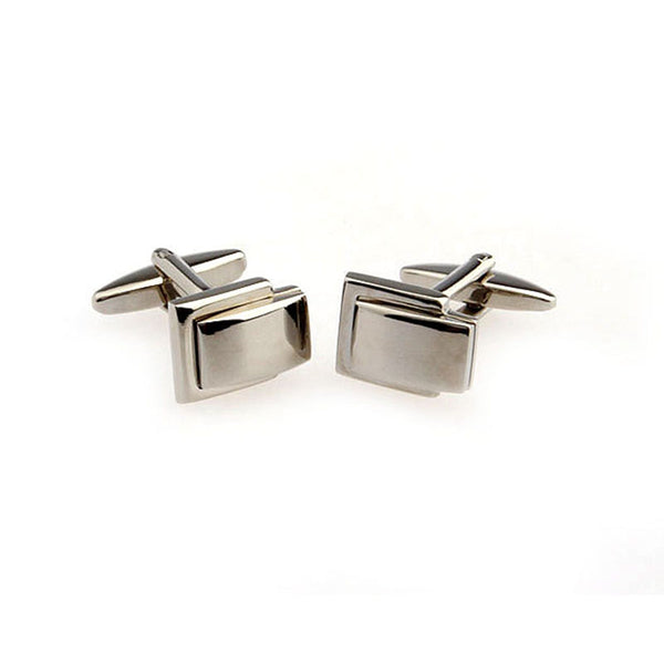 Plain Colour Metal Cufflinks