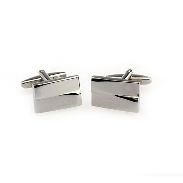 Plain Colour Metal Cufflinks