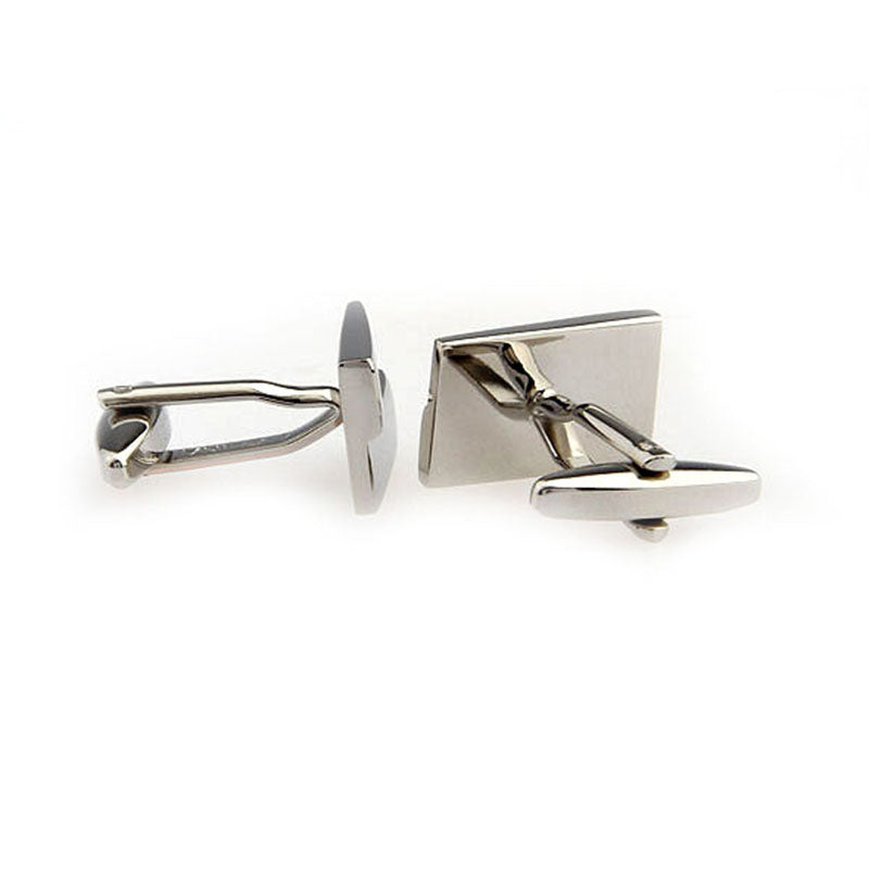 Plain Colour Metal Cufflinks