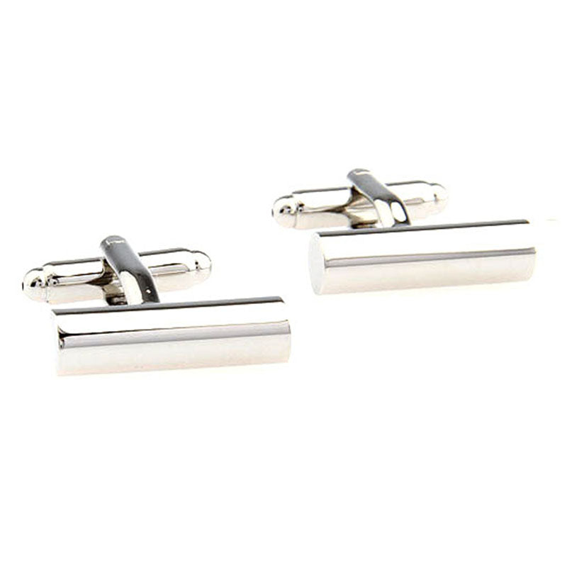 Plain Colour Metal Cufflinks