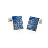 Enamel Dropping Glue Cufflinks