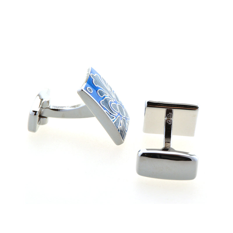 Enamel Dropping Glue Cufflinks