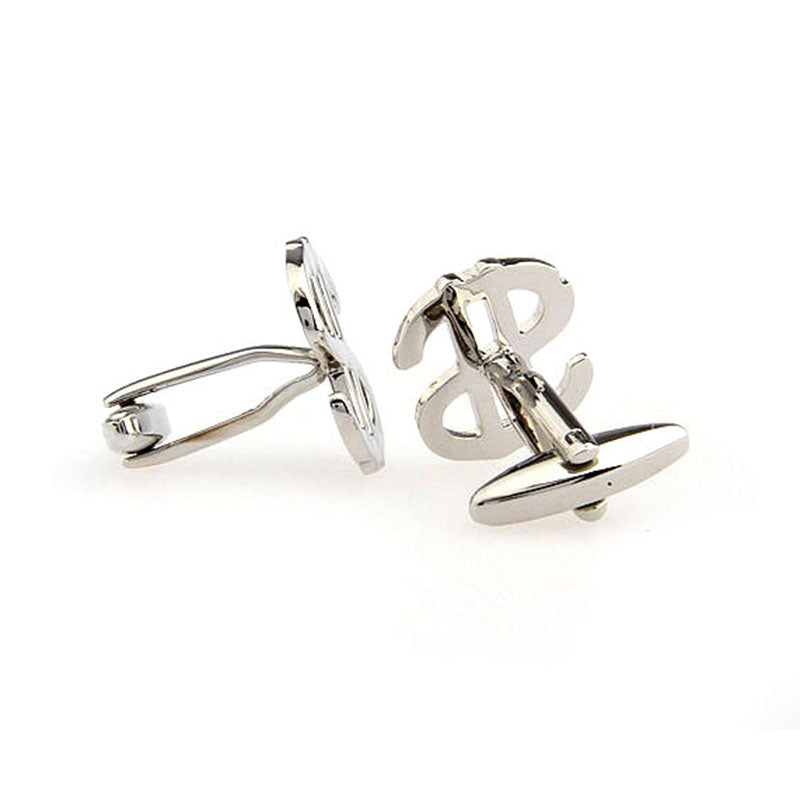 Plain Colour Metal Cufflinks