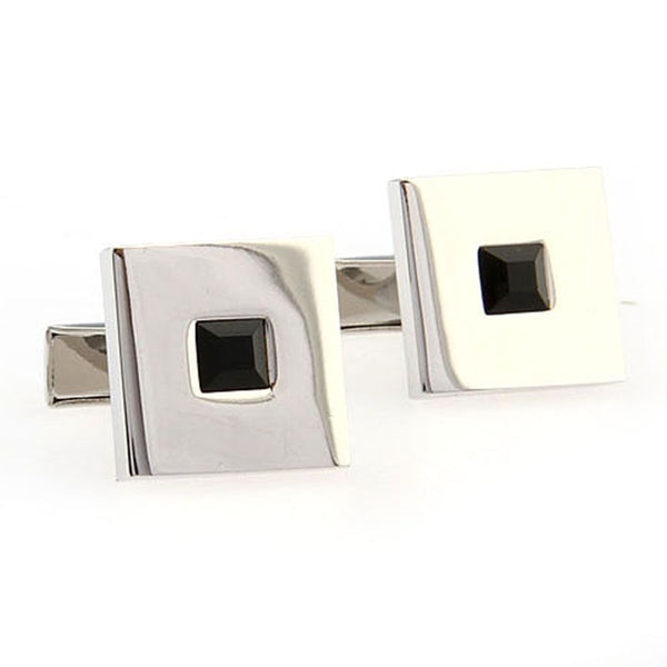 Crystal Zircon Cufflinks