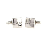 Plain Colour Metal Cufflinks