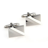 Plain Colour Metal Cufflinks