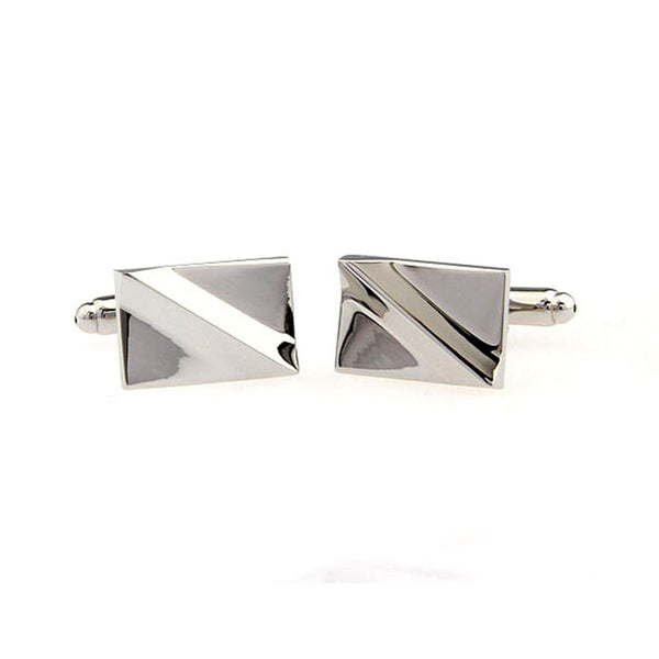 Plain Colour Metal Cufflinks