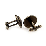 Interesting Skull Plain Colour Metal Cufflinks