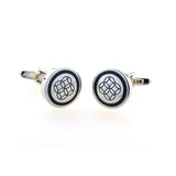 Enamel Dropping Glue Cufflinks