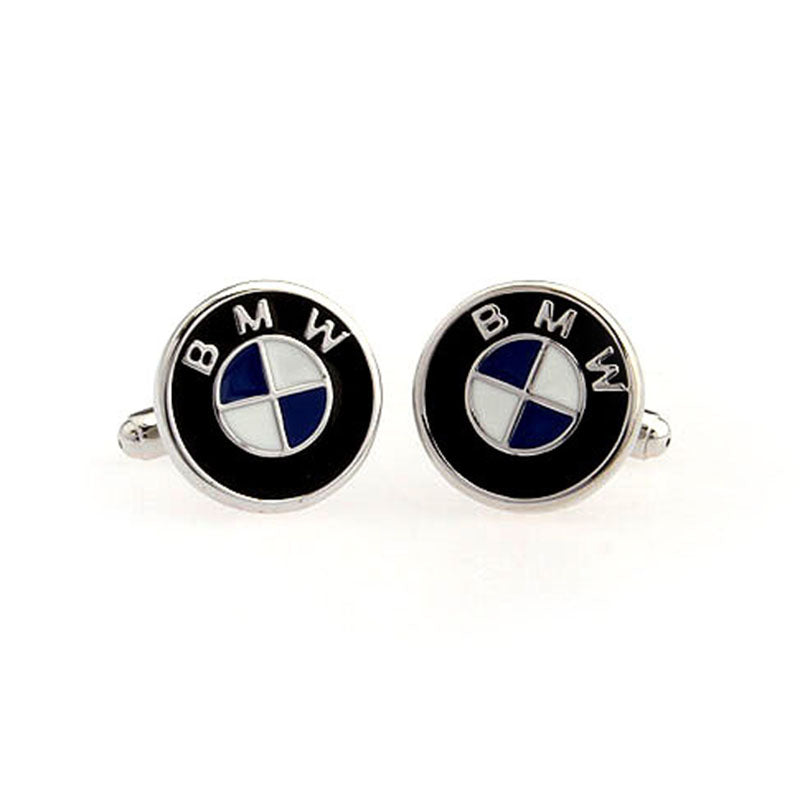 Car Logo Traffic Enamel Dropping Glue Cufflinks