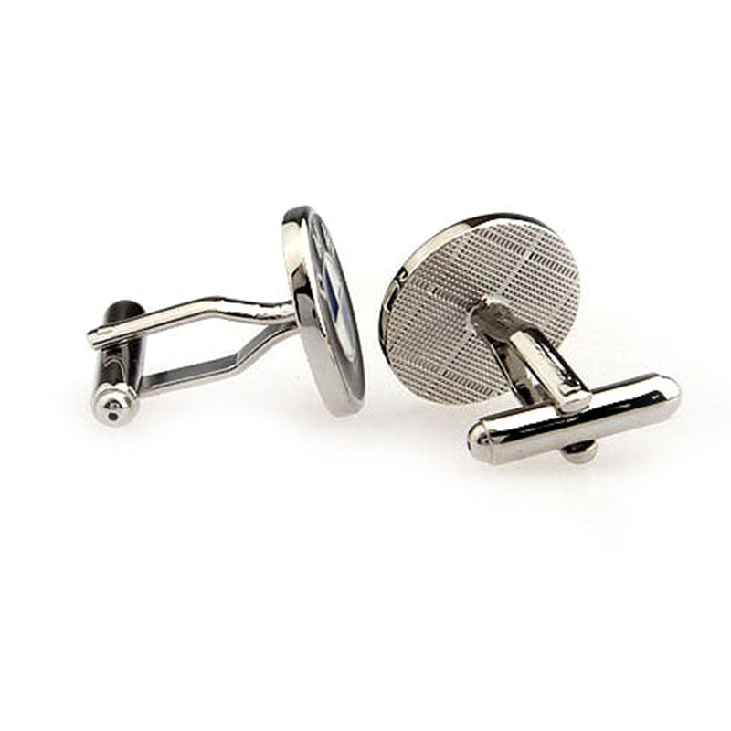 Car Logo Traffic Enamel Dropping Glue Cufflinks