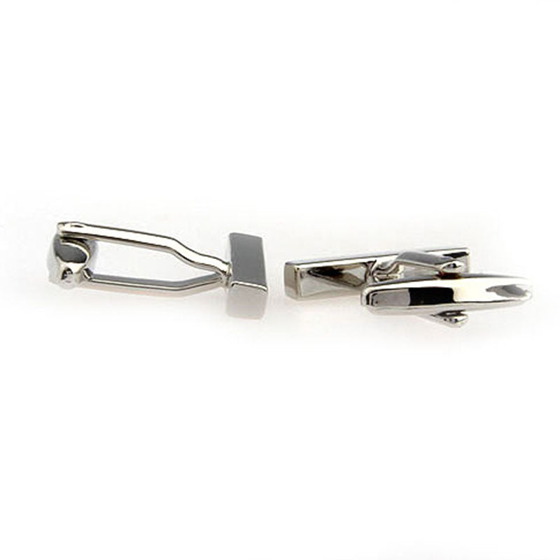 Plain Colour Metal Cufflinks