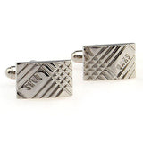 Plain Colour Metal Cufflinks