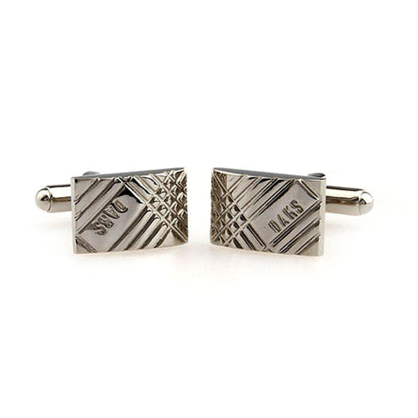 Plain Colour Metal Cufflinks