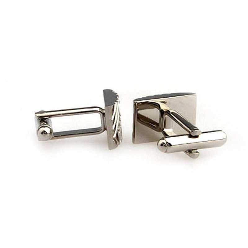 Plain Colour Metal Cufflinks