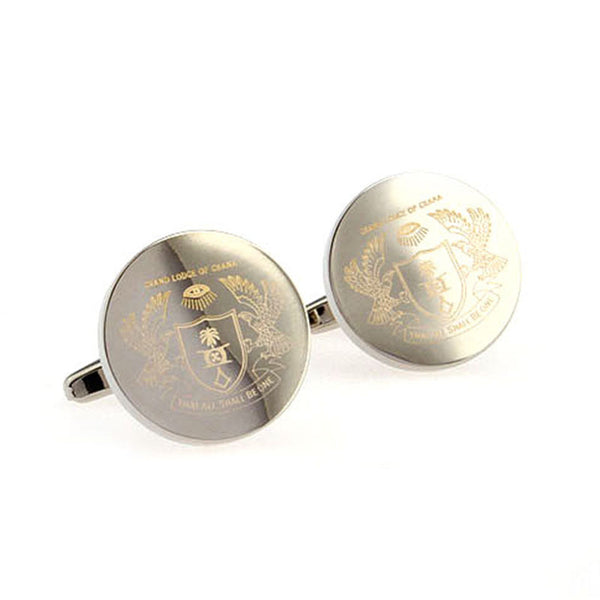 Plain Colour Metal Cufflinks