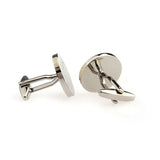 Plain Colour Metal Cufflinks