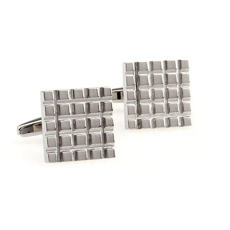 Plain Colour Metal Cufflinks