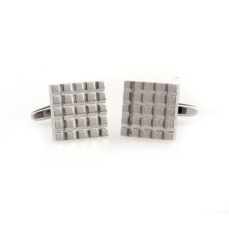 Plain Colour Metal Cufflinks