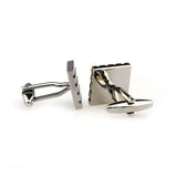 Plain Colour Metal Cufflinks