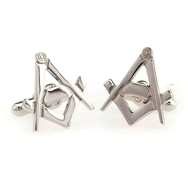 Car Logo Traffic Plain Colour Metal Cufflinks