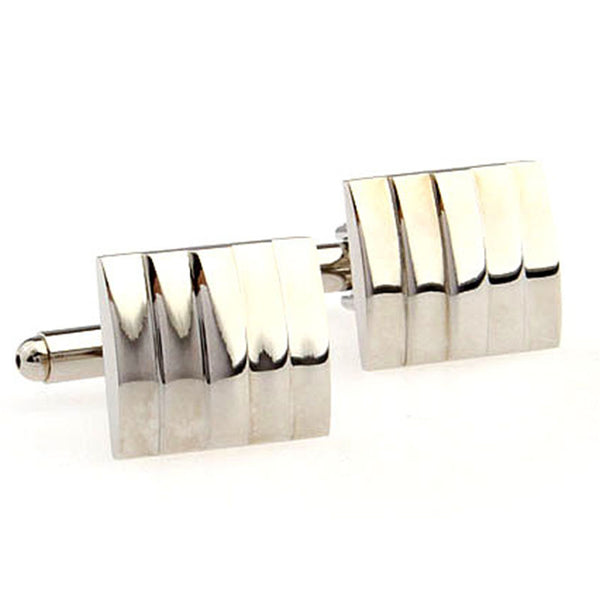 Plain Colour Metal Cufflinks