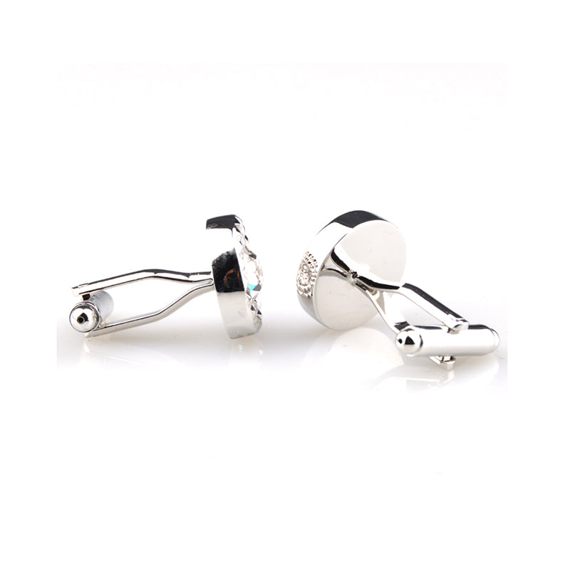 Crystal Zircon Cufflinks