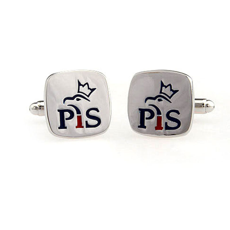 Enamel Dropping Glue Cufflinks