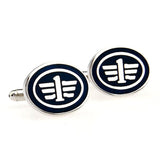 Car Logo Traffic Enamel Dropping Glue Cufflinks