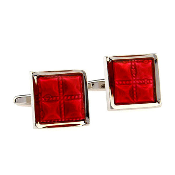 Enamel Dropping Glue Cufflinks