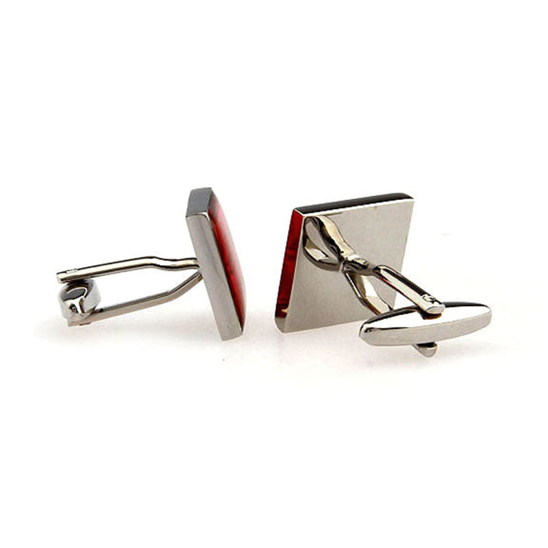 Enamel Dropping Glue Cufflinks