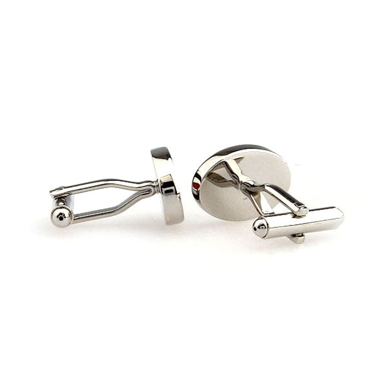 Enamel Dropping Glue Cufflinks