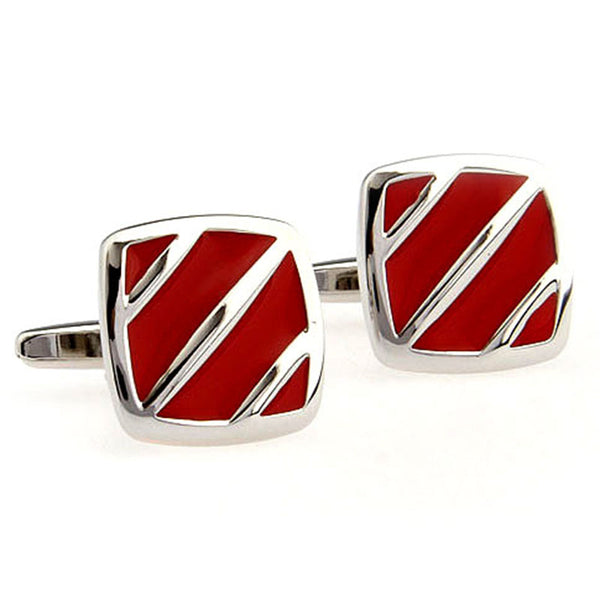 Enamel Dropping Glue Cufflinks