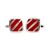 Enamel Dropping Glue Cufflinks