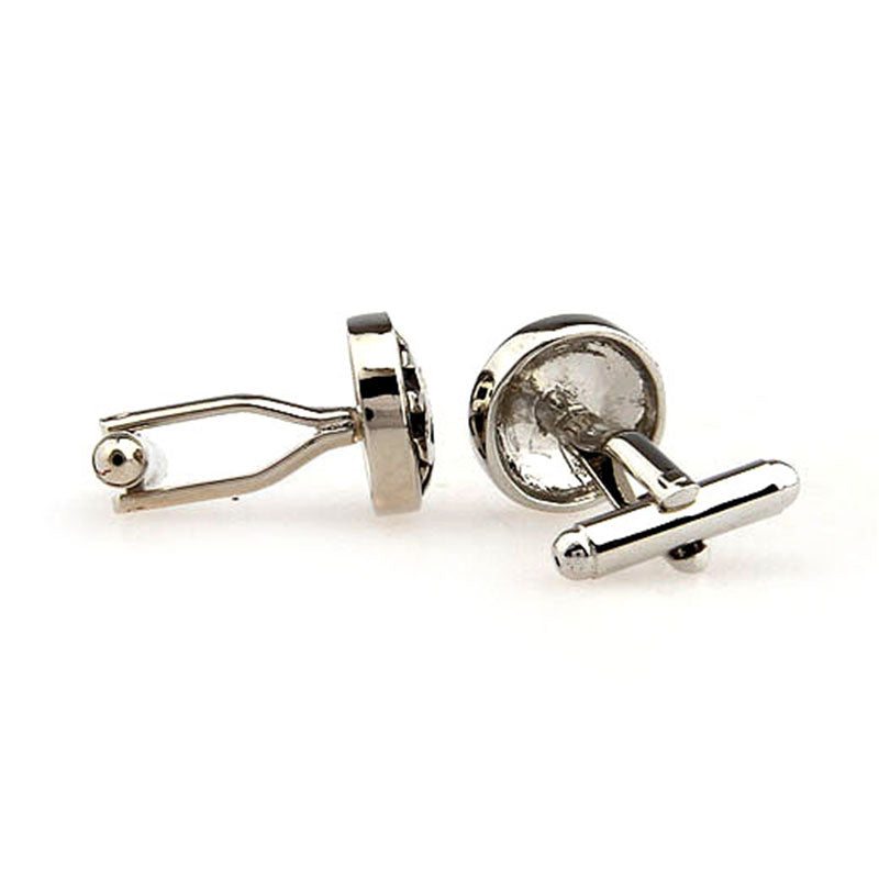 Enamel Dropping Glue Cufflinks