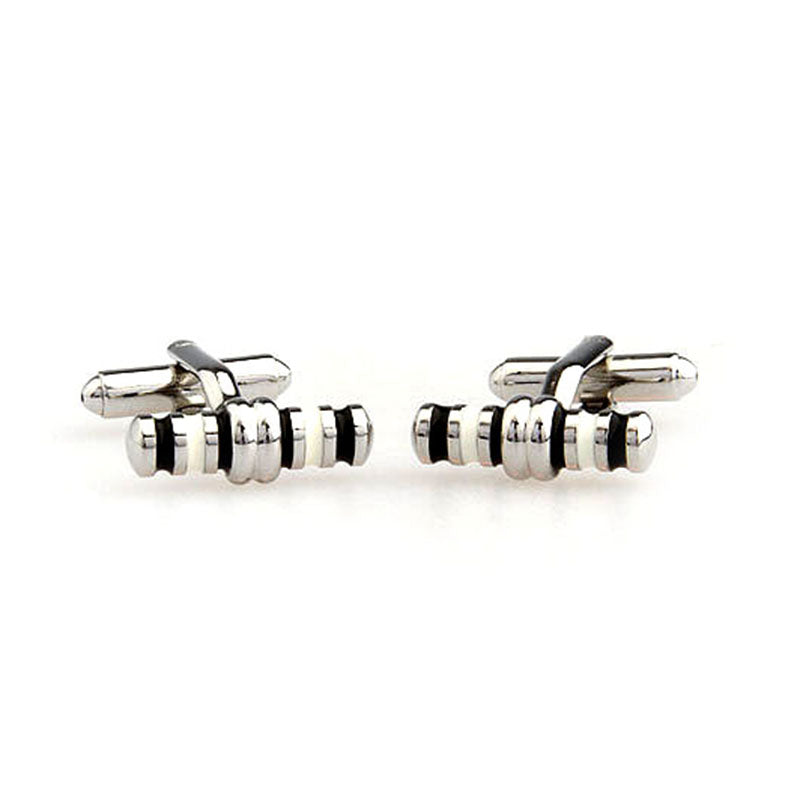 Enamel Dropping Glue Cufflinks