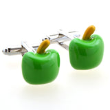 Vegetable Fruit Enamel Dropping Glue Cufflinks