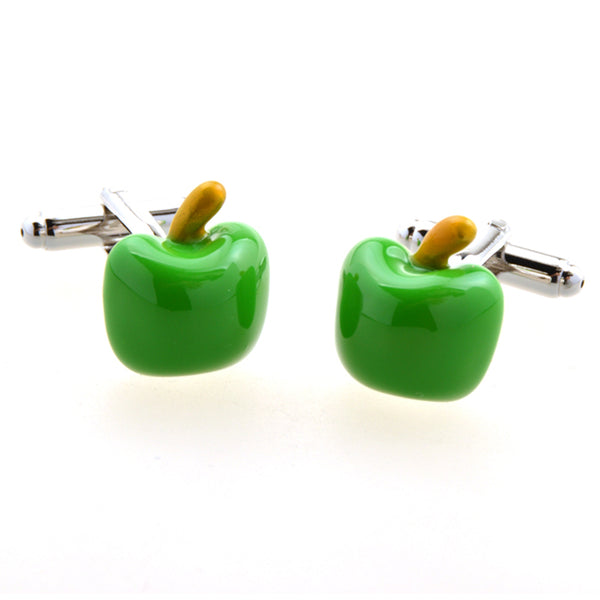 Vegetable Fruit Enamel Dropping Glue Cufflinks