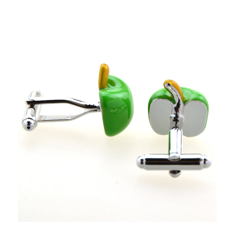 Vegetable Fruit Enamel Dropping Glue Cufflinks