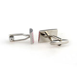 Enamel Dropping Glue Cufflinks