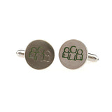 Interesting Skull Enamel Dropping Glue Cufflinks