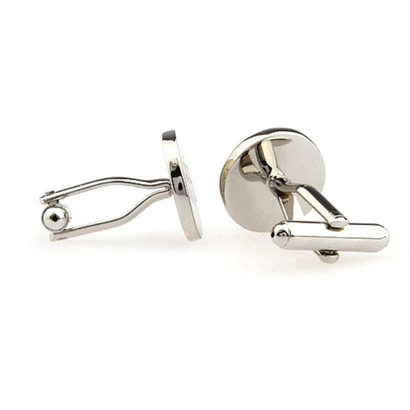 Interesting Skull Enamel Dropping Glue Cufflinks