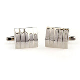 Plain Colour Metal Cufflinks