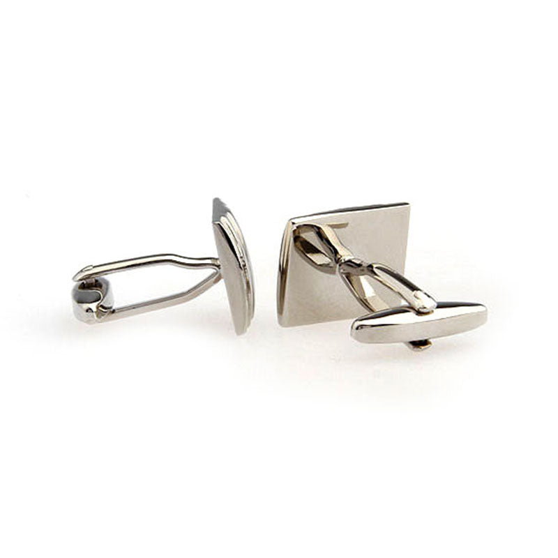 Plain Colour Metal Cufflinks