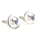 Crystal Zircon Cufflinks