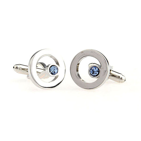 Crystal Zircon Cufflinks